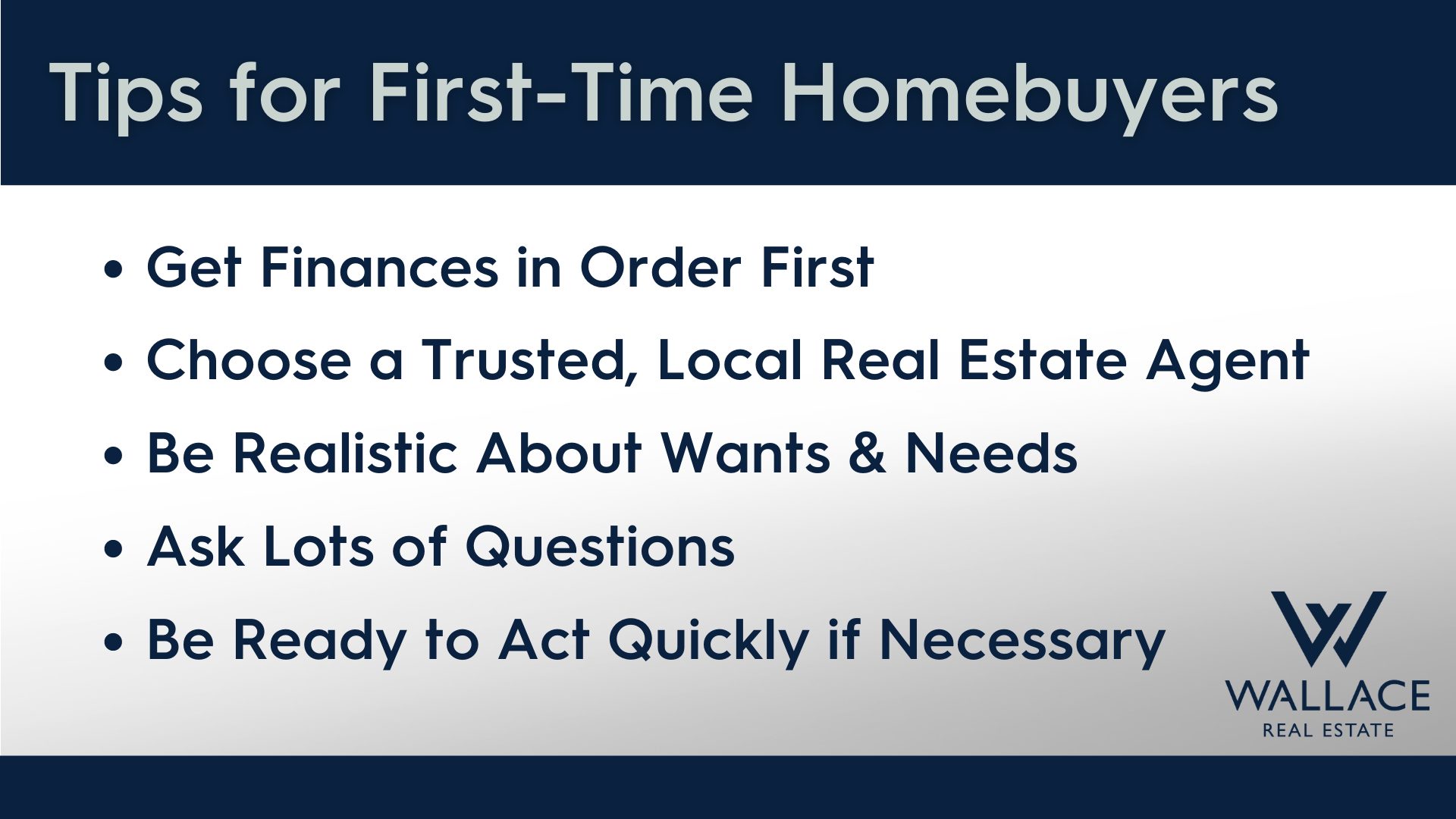Tips for First Time Homebuyers