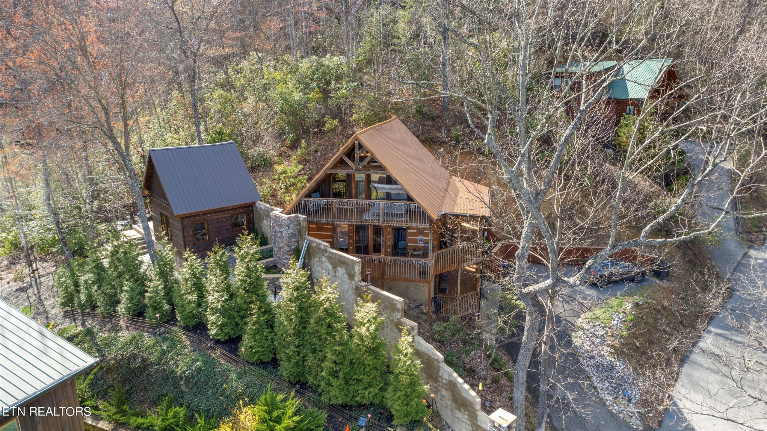 Luxury home at 1214 Upper Alpine Way Gatlinburg TN 37738