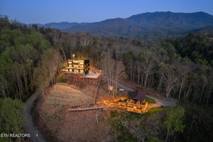Luxury home at 738 & 742 Smokerise Drive Gatlinburg TN 37738
