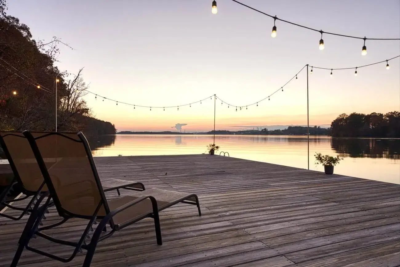 Lakefront home on an East Tennessee lake