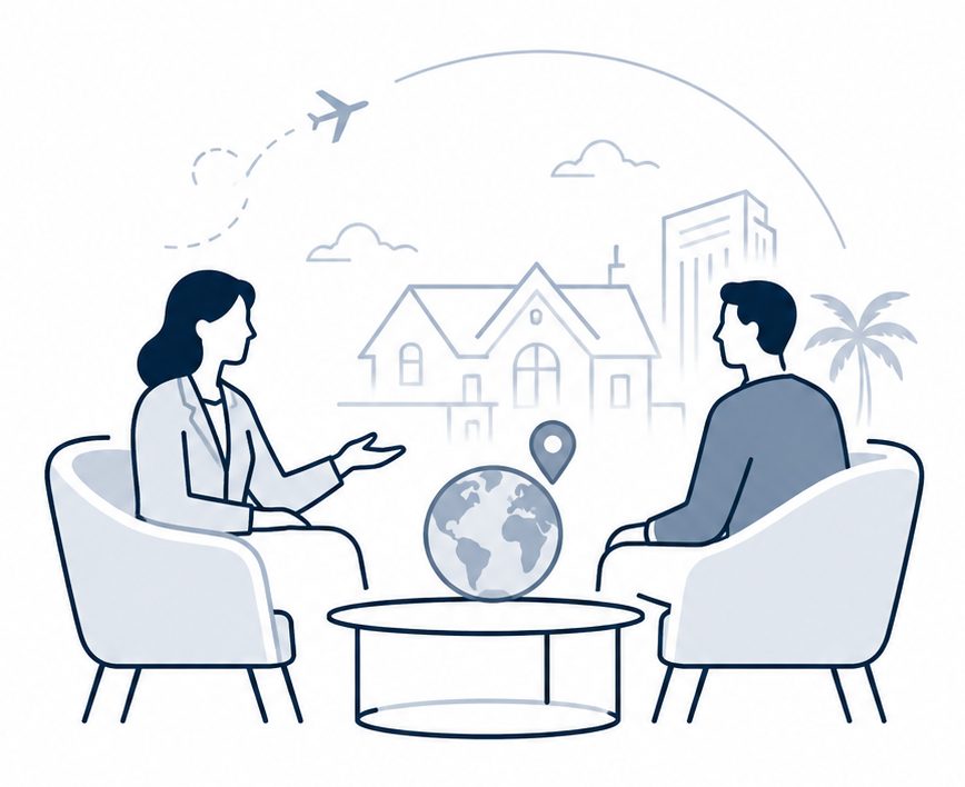 Initial relocation conversation icon