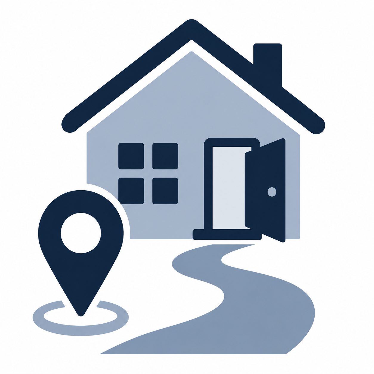 Icon representing touring model homes in new construction communities
