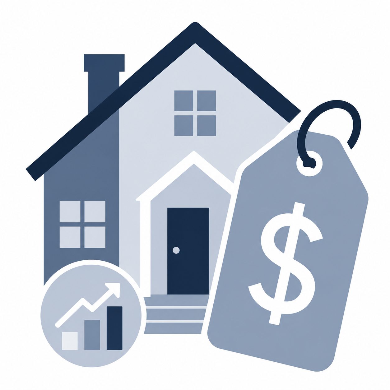Secure home financing icon representing financial strength, buyer readiness, and seller confidence