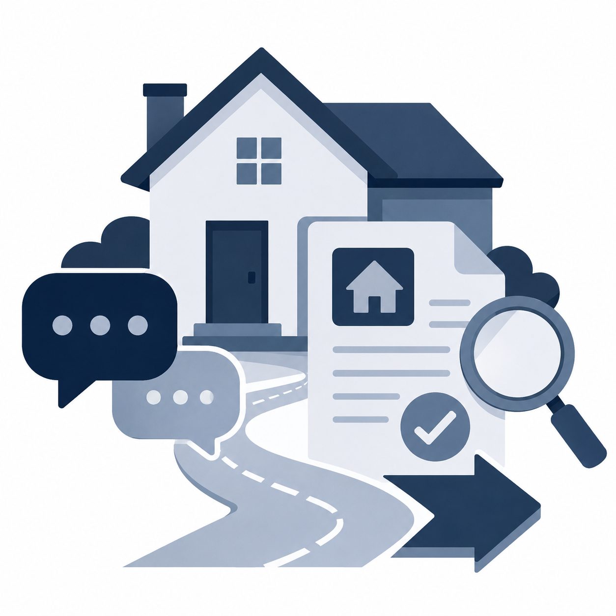 Icon showing home inspection and preparation guidance for sellers in Knoxville and East Tennessee