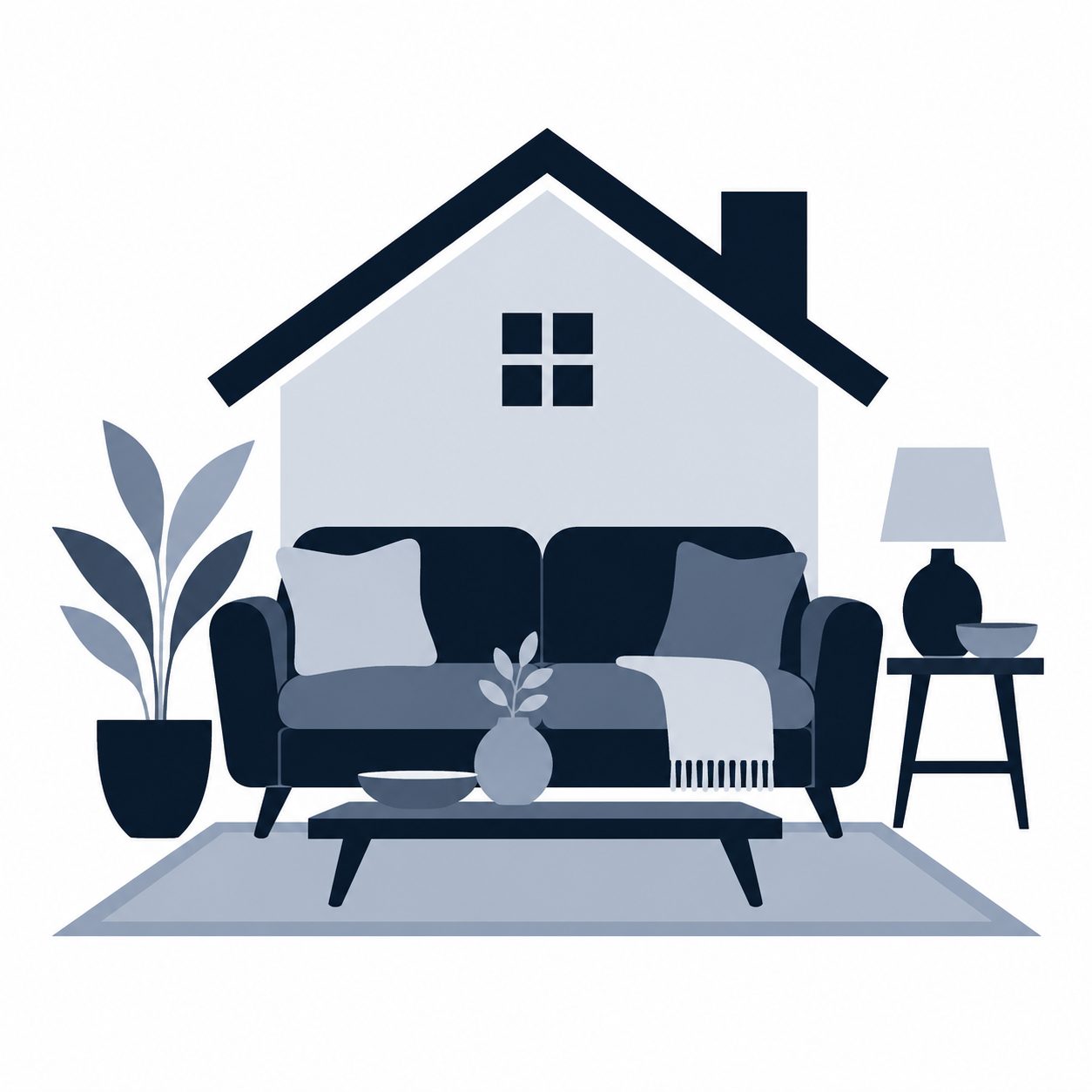 Home organization icon for decluttering before selling