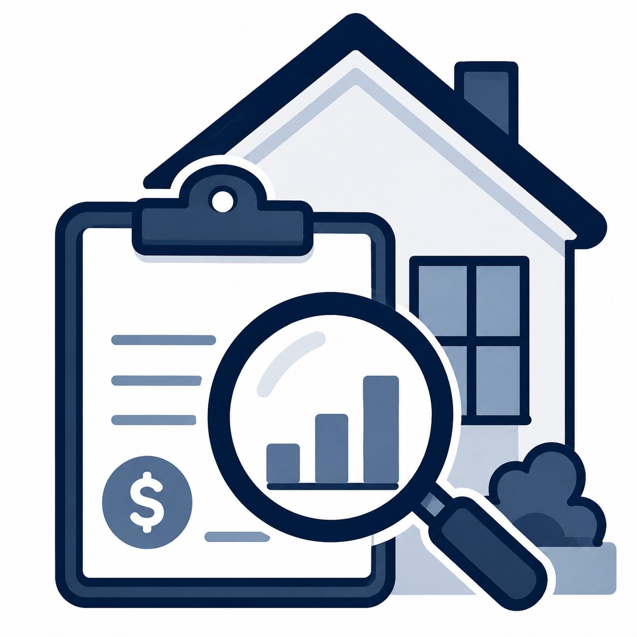 Appraisal review icon for sellers in the home closing process