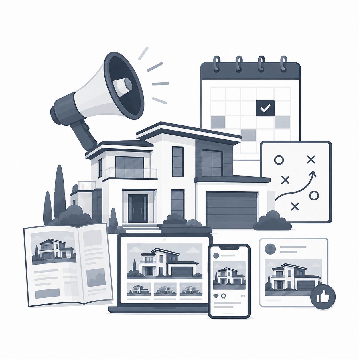 Luxury home with professional webinar, training materials and best-practice checklist