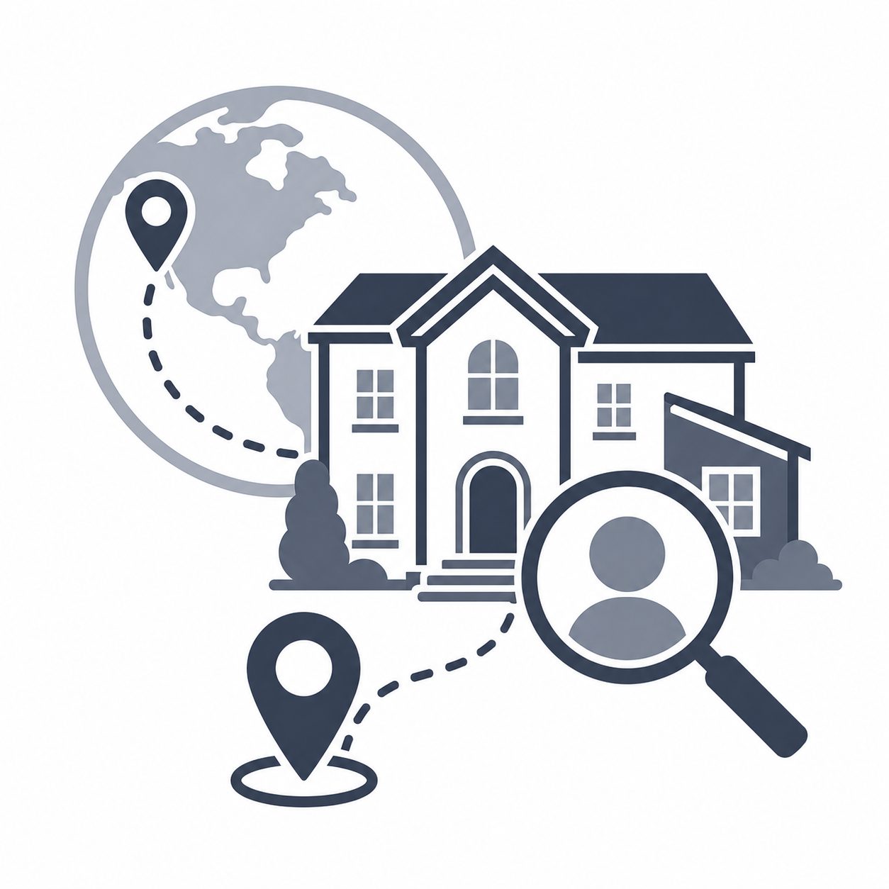 Luxury home with global network, professional profiles and connected referral relationships