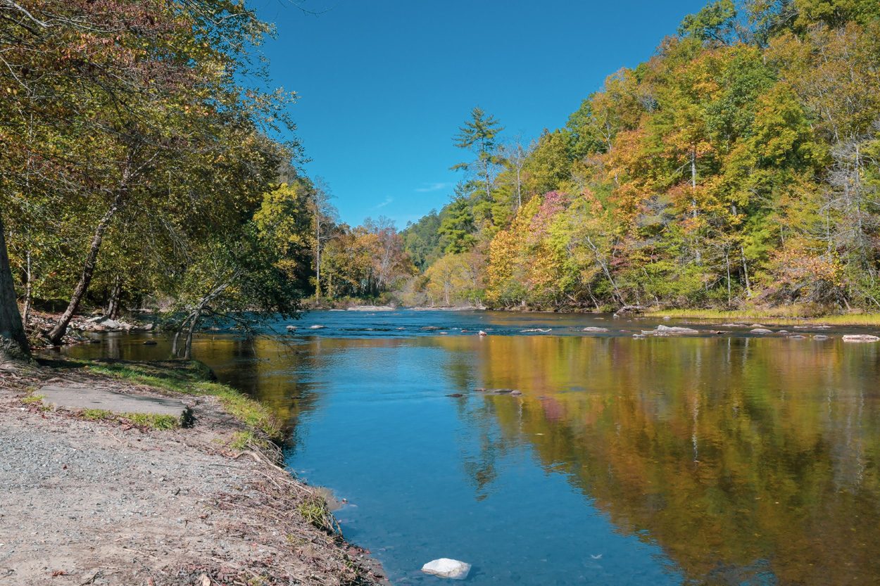 Scenic view of Tellico Plains, Tennessee